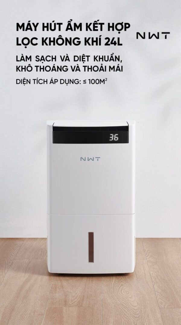 Máy Hút Ẩm Xiaomi NWT 24L Thông Minh