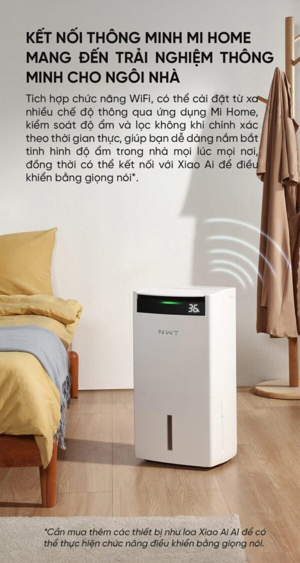 Máy Hút Ẩm Xiaomi NWT 24L Thông Minh