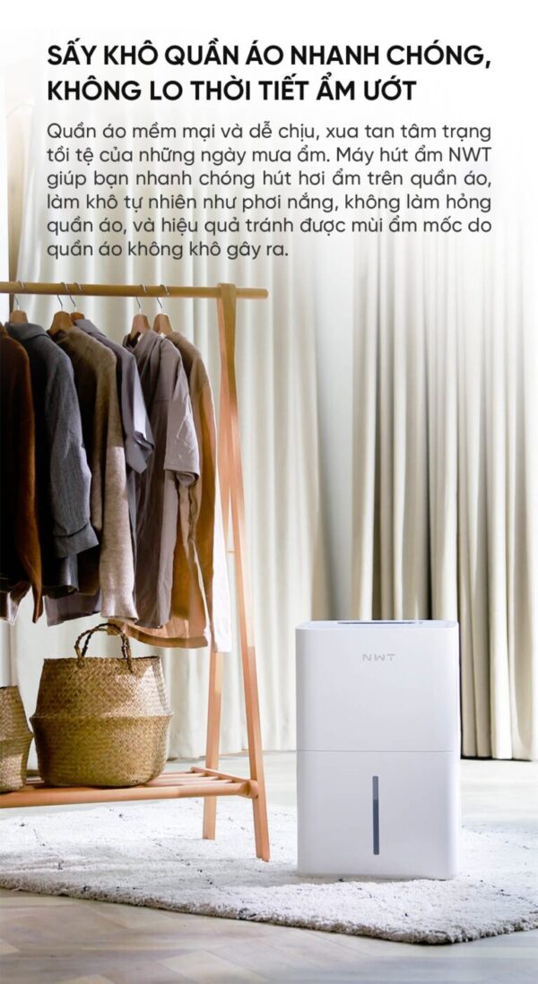 Máy Hút Ẩm Xiaomi NWT 30L Thông Minh