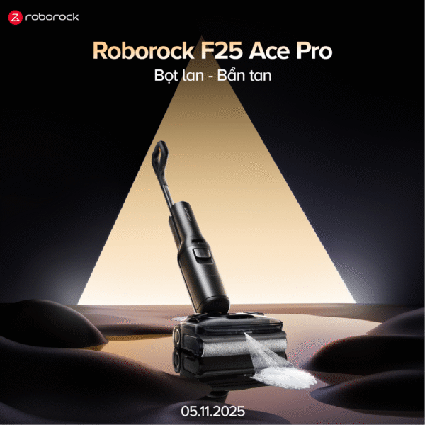Máy hút bụi lau nhà cầm tay Roborock F25 ACE Pro – Bản Quốc Tế