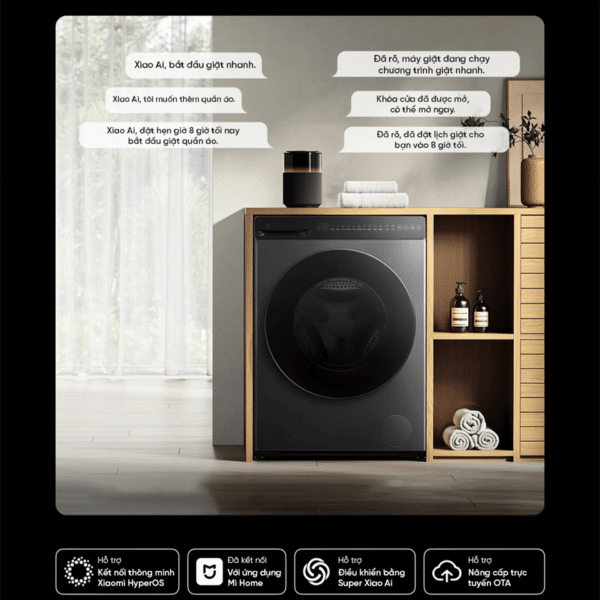 Máy giặt sấy Xiaomi Mijia MJ101 2026 Giặt 12kg, sấy 9kg