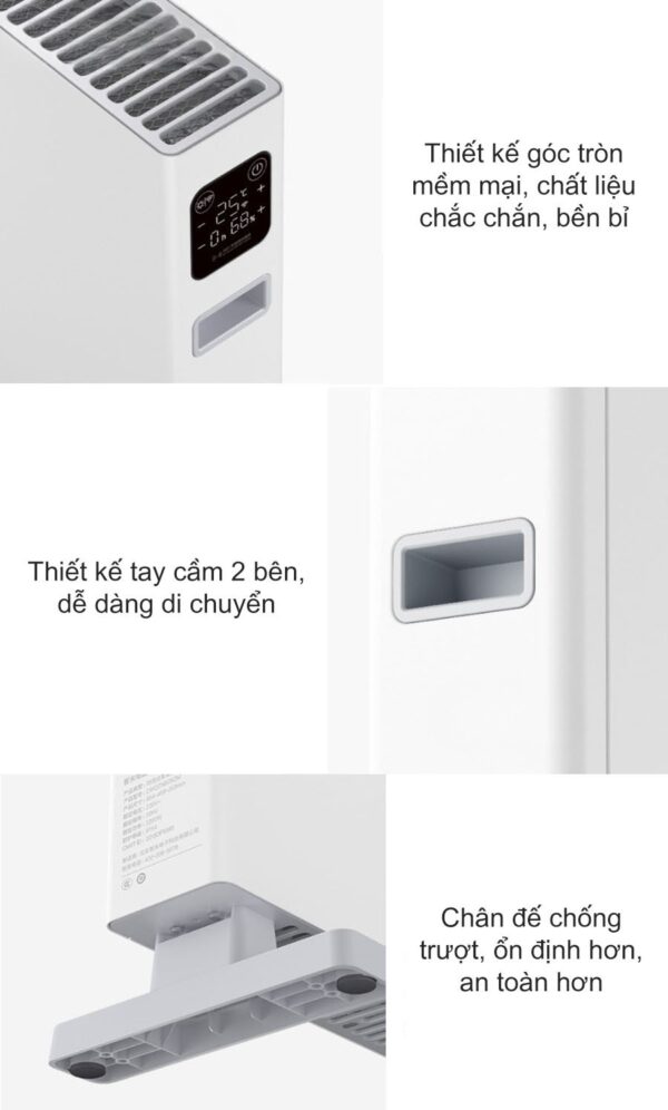Máy Sưởi Ấm SmartMi Smart Heater 1S | Sưởi Nhanh, Tiết Kiệm, Kết Nối App Thông Minh