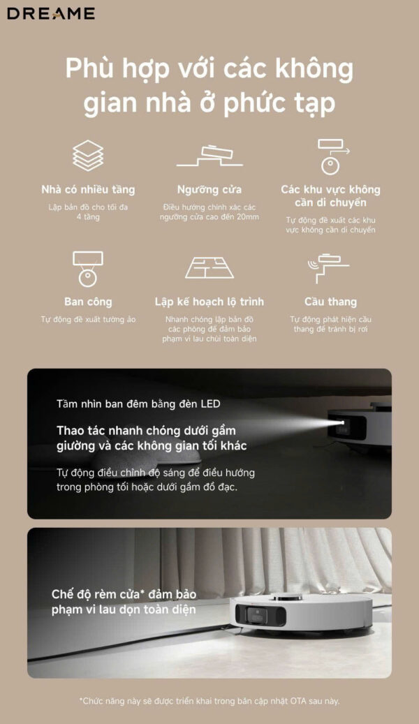 Robot hút bụi lau nhà Dreame L30s Ultra – Chính Hãng