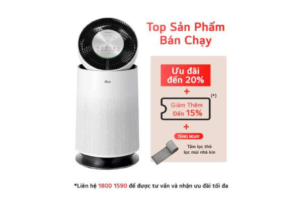 Máy lọc khí PuriCare 360 ​​màu trắng AS65GDWH0