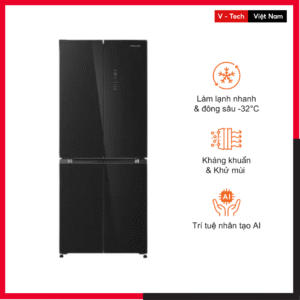 Tủ lạnh Multi door Dreame Inverter 430 lít DRC430WGB3VN