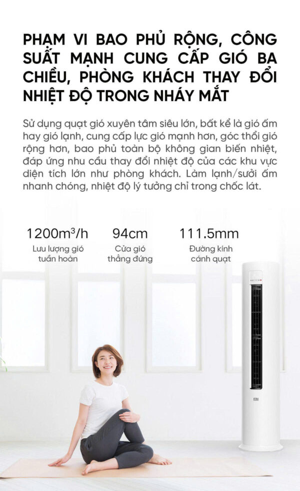 Điều Hoà Cây Đứng Xiaomi Mija KFR-72LW-N1A1 3HP Thông Minh